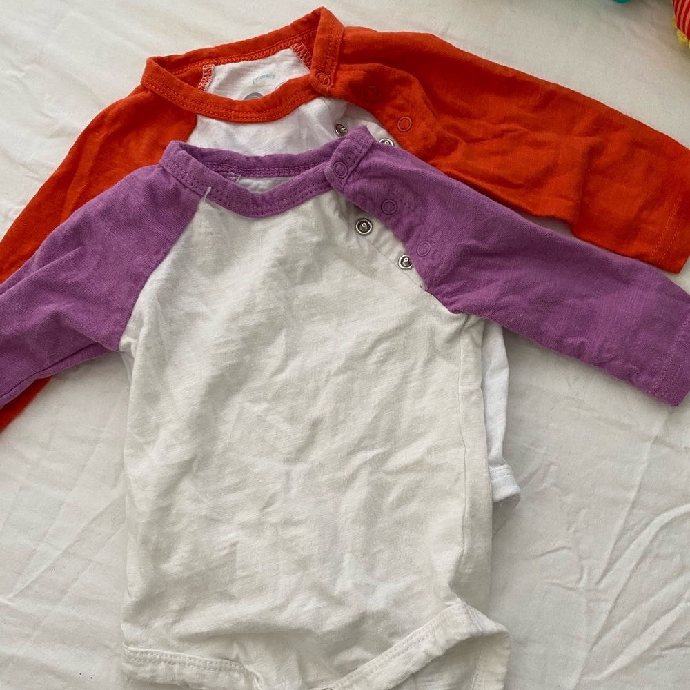 Primary baseball onesie bundle